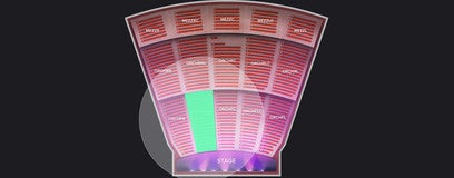 Seat view from Orchestra