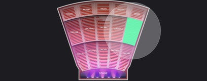 Seat view from Orchestra