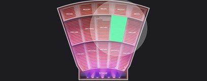 Seat view from Orchestra