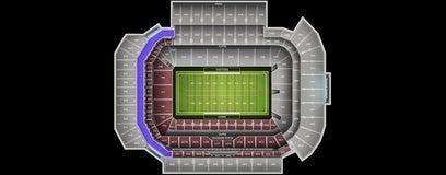 Seat view from Upper Endzone