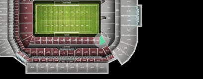 Seat view from Lower Level Sideline