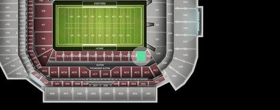 Seat view from Lower Level Sideline