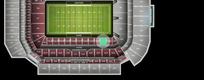 Seat view from Lower Level Sideline