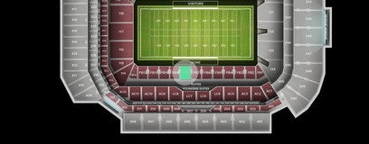 Seat view from Lower Level Sideline