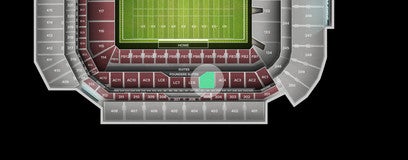 Seat view from Club