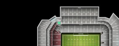 Seat view from Zone Club