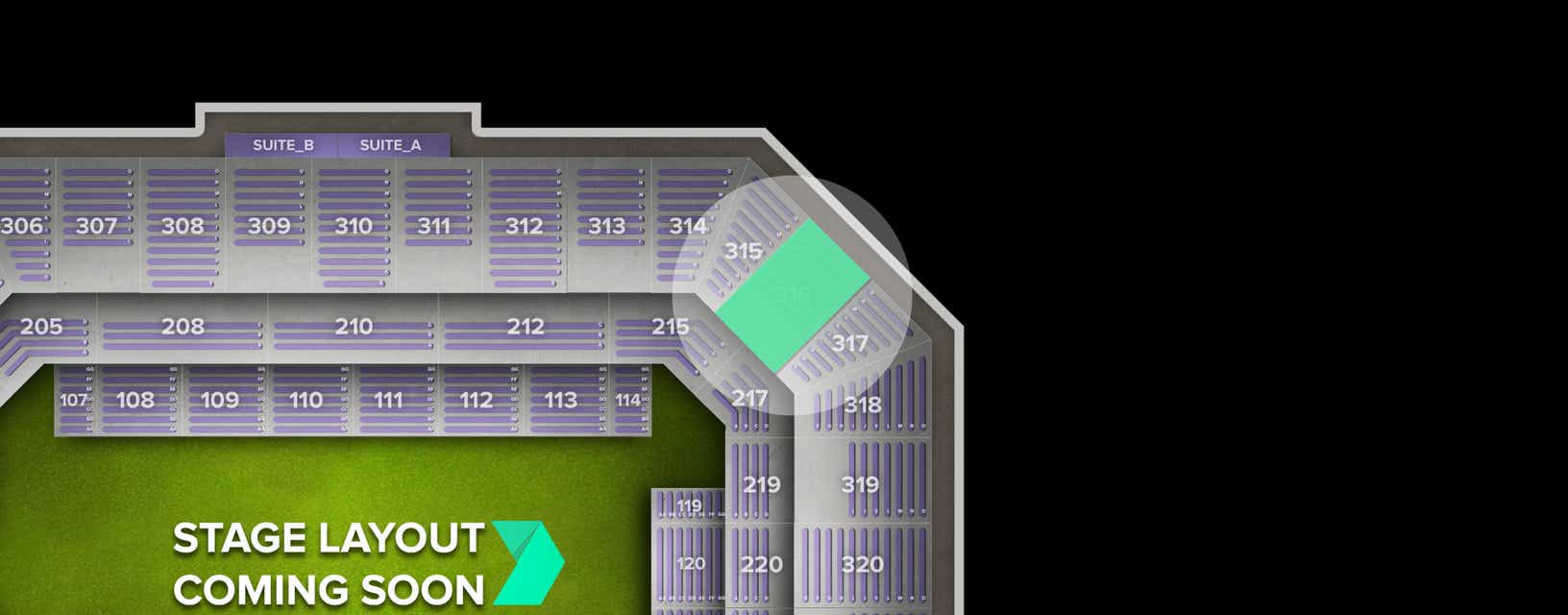Seat view from Upper