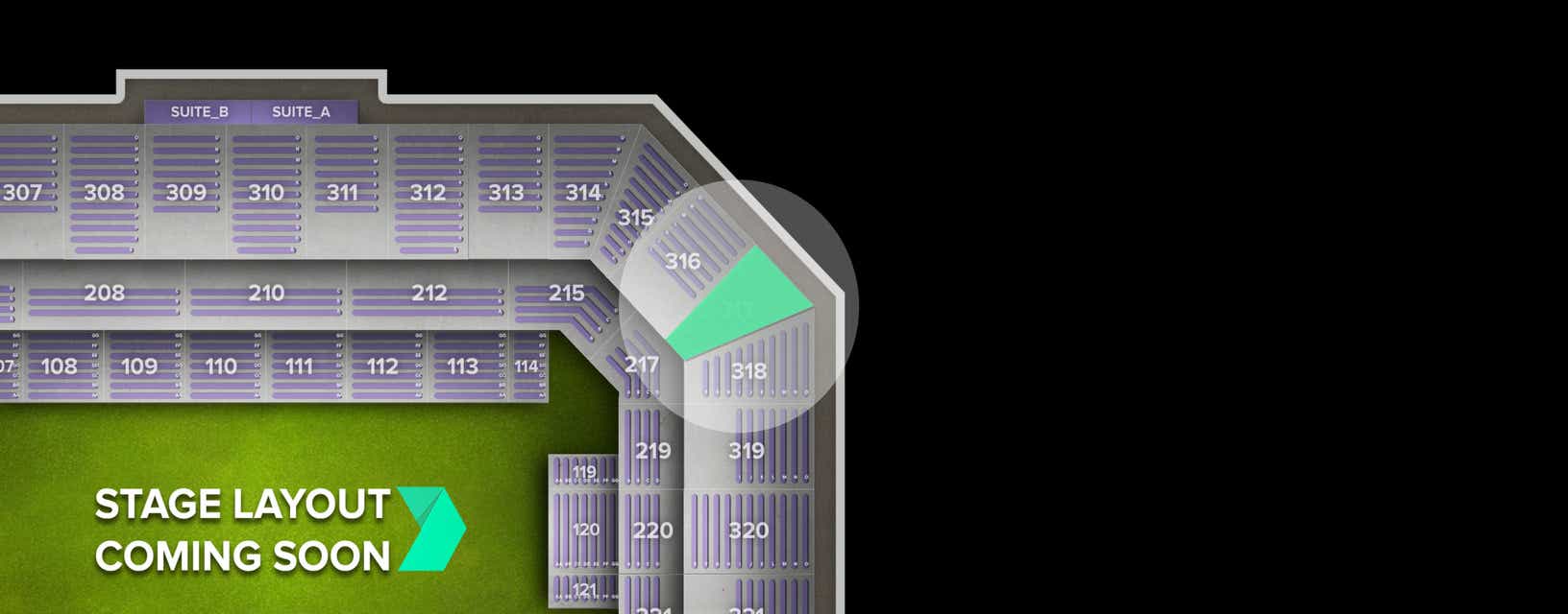 Seat view from Upper