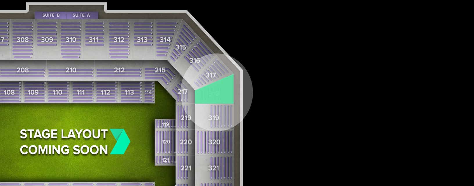 Seat view from Upper