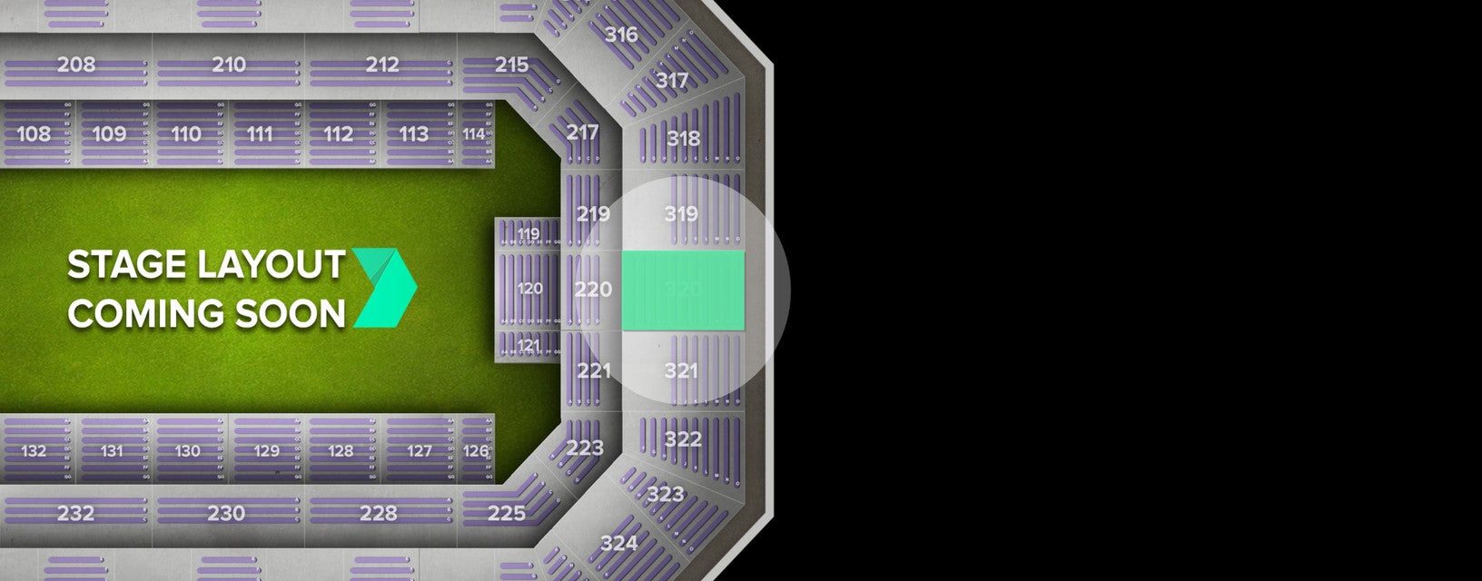 Seat view from Upper