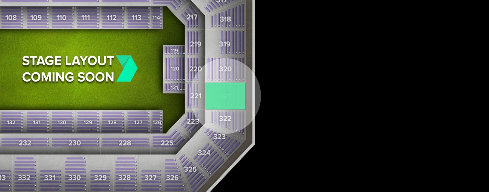 Seat view from Upper