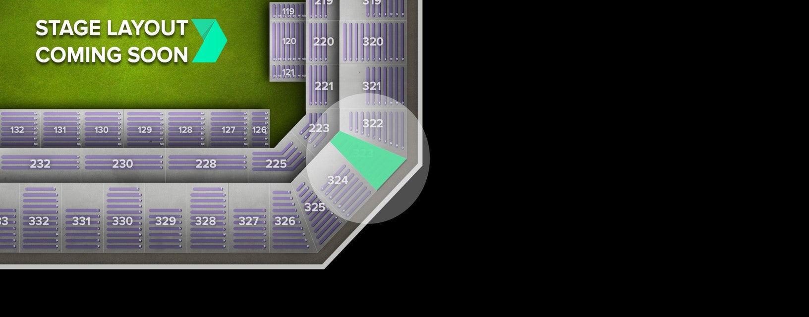 Seat view from Upper