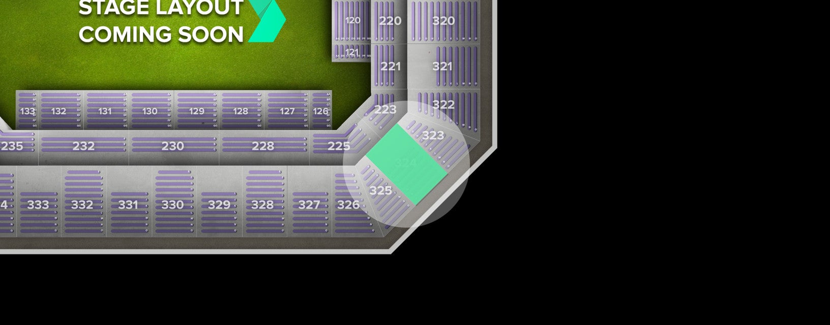 Seat view from Upper