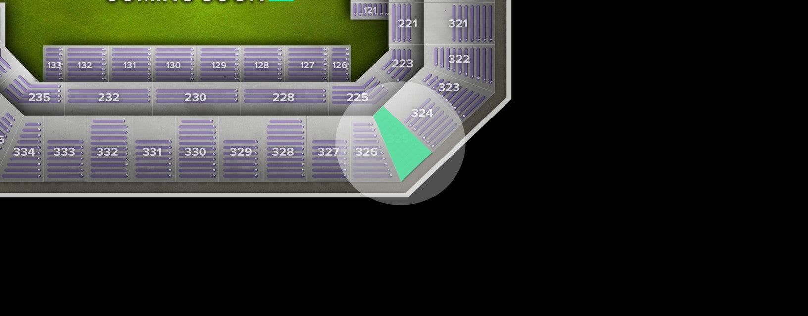 Seat view from Upper