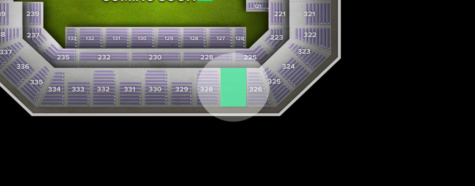 Seat view from Upper