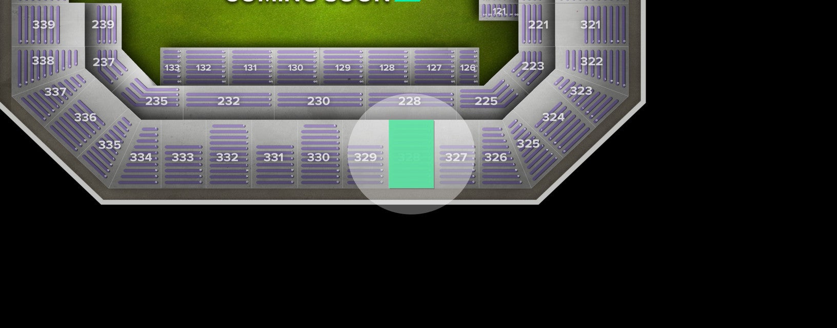 Seat view from Upper