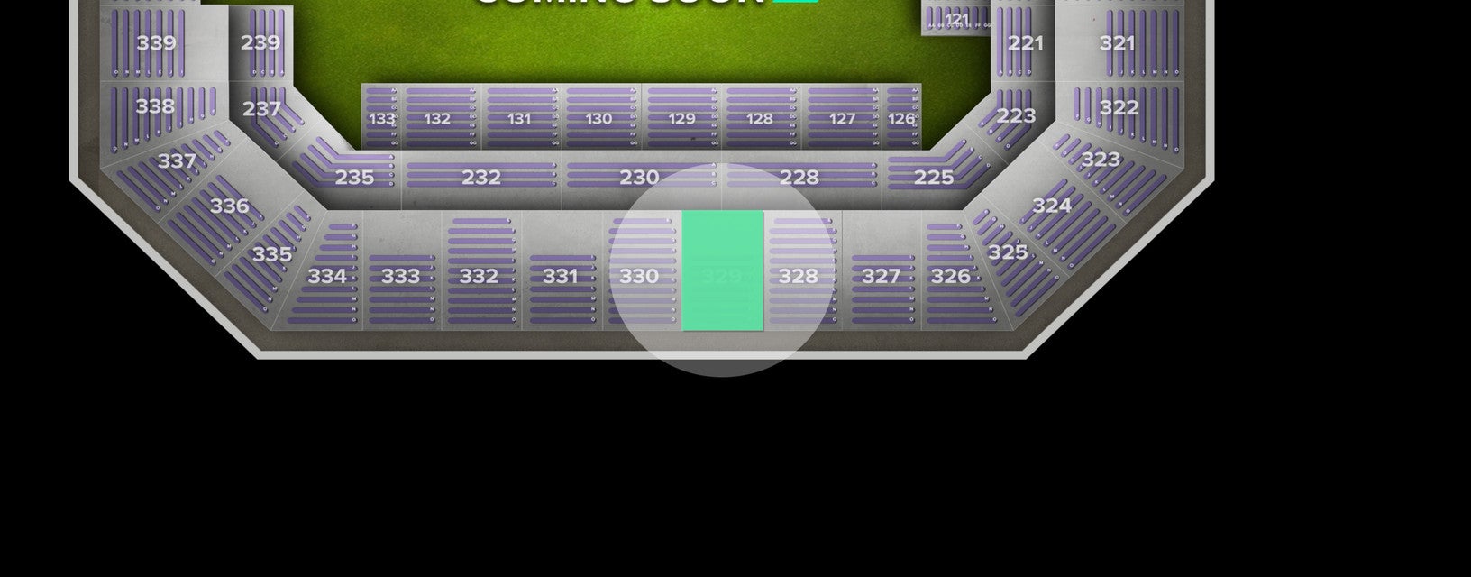 Seat view from Upper