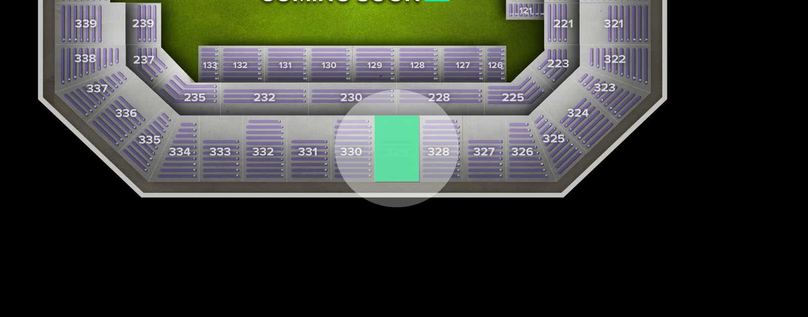 Seat view from Upper