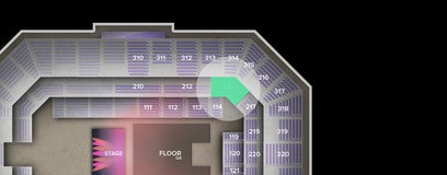 Seat view from Middle