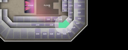 Seat view from Middle