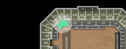Seat view from Middle