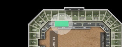 Seat view from Middle
