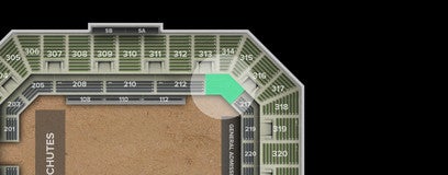 Seat view from Middle