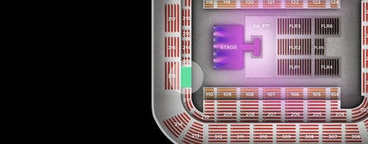 Seat view from Second Level