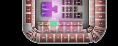 Seat view from Risers