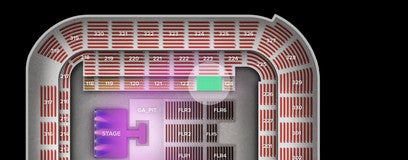 Seat view from Risers