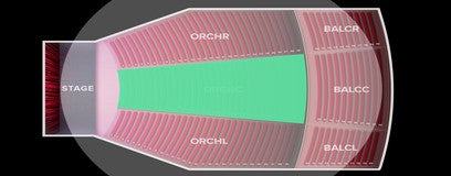 Seat view from Orchestra