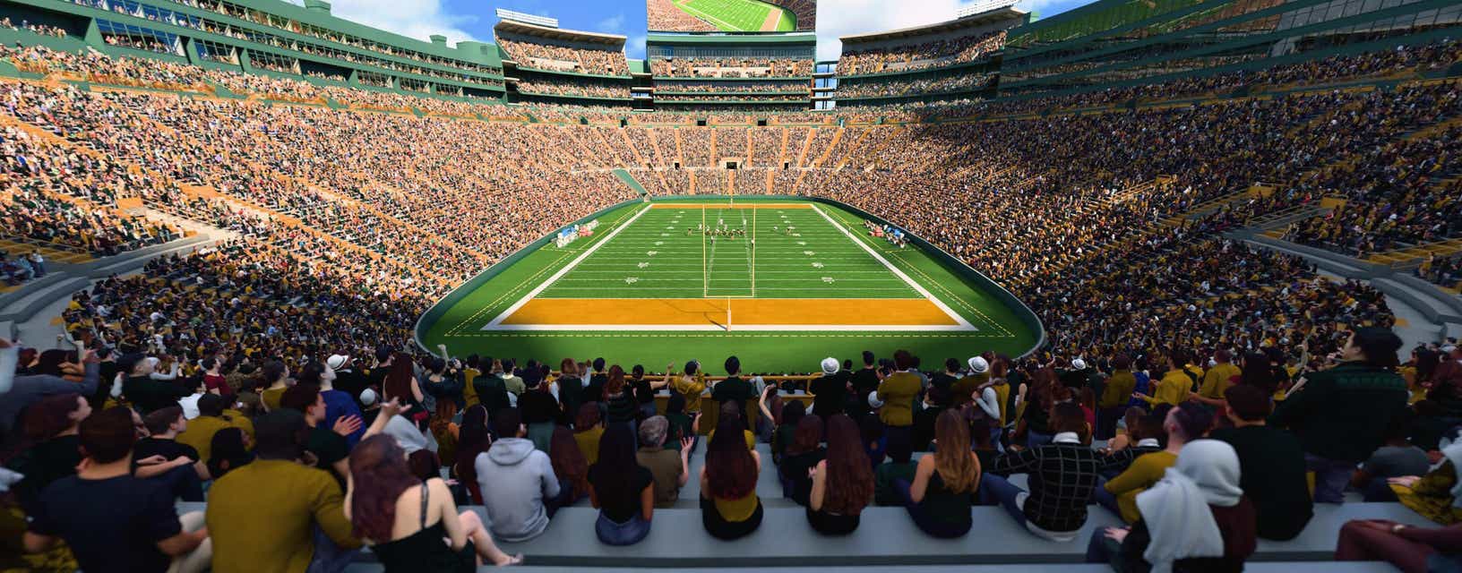 Seat view from Lower Level End Zone