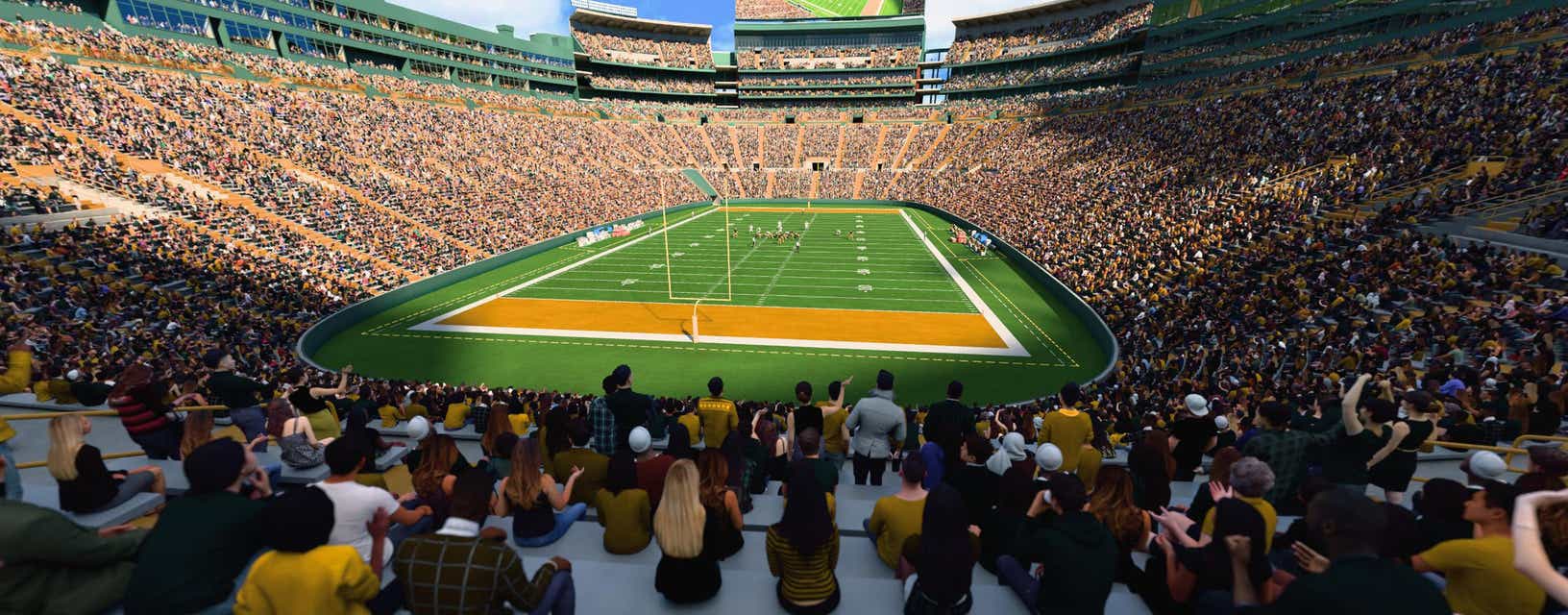 Seat view from Lower Level End Zone