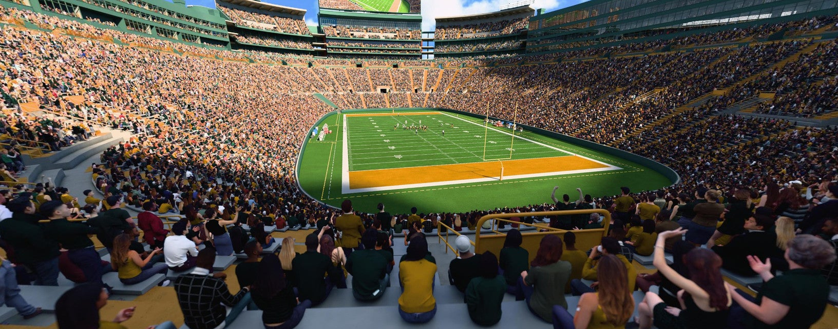 Seat view from Lower Level End Zone