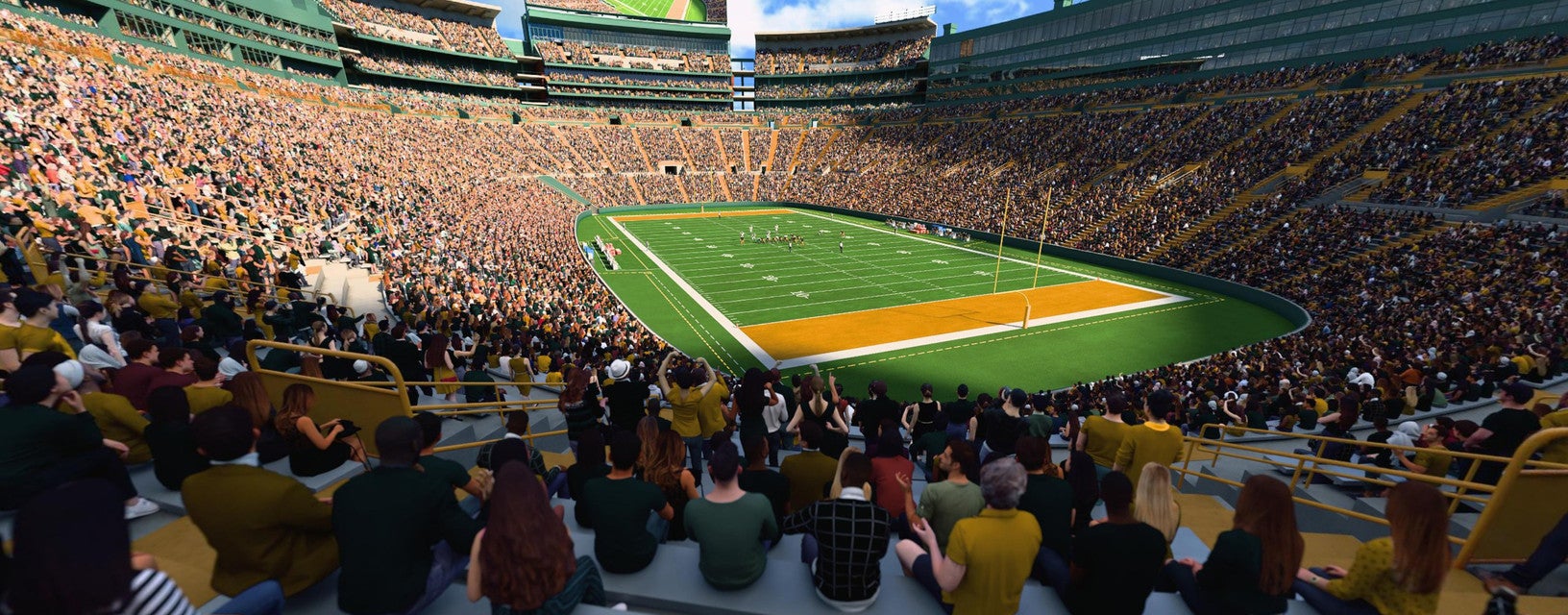 Seat view from Lower Level End Zone