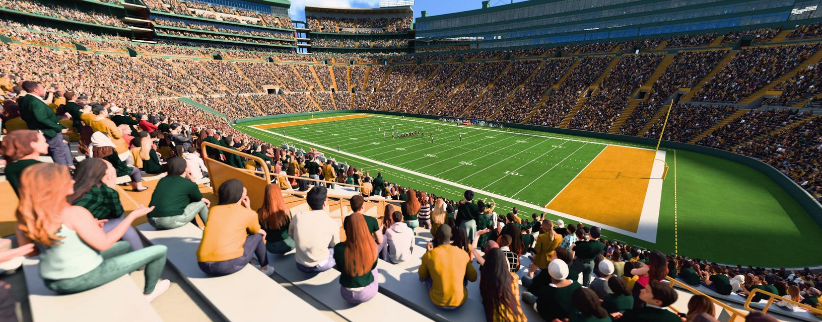 Seat view from Lower Level Sideline