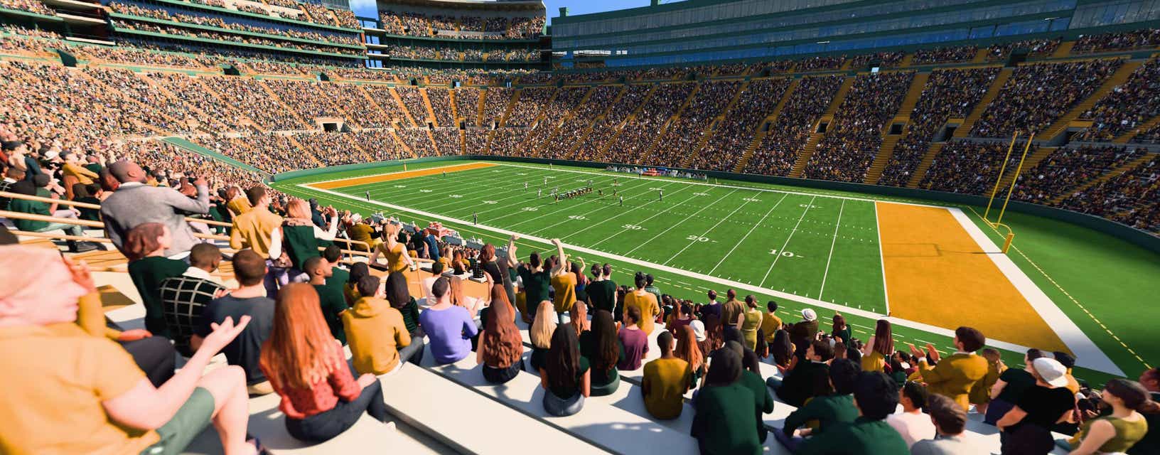 Seat view from Lower Level Sideline