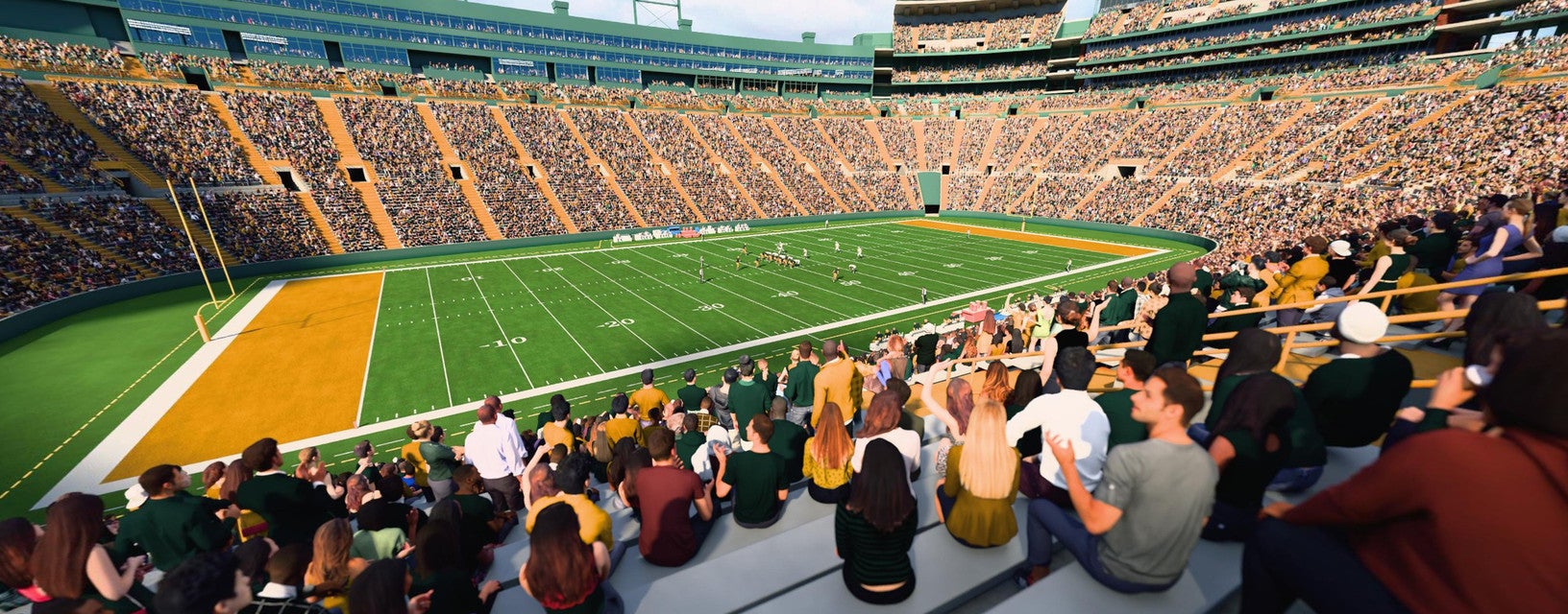 Seat view from Lower Level Sideline