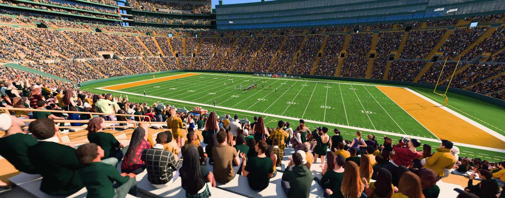 Seat view from Lower Level Sideline