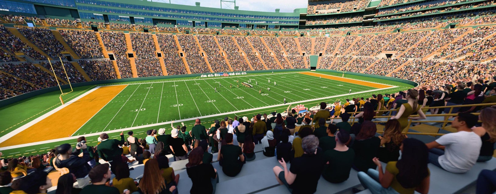 Seat view from Lower Level Sideline