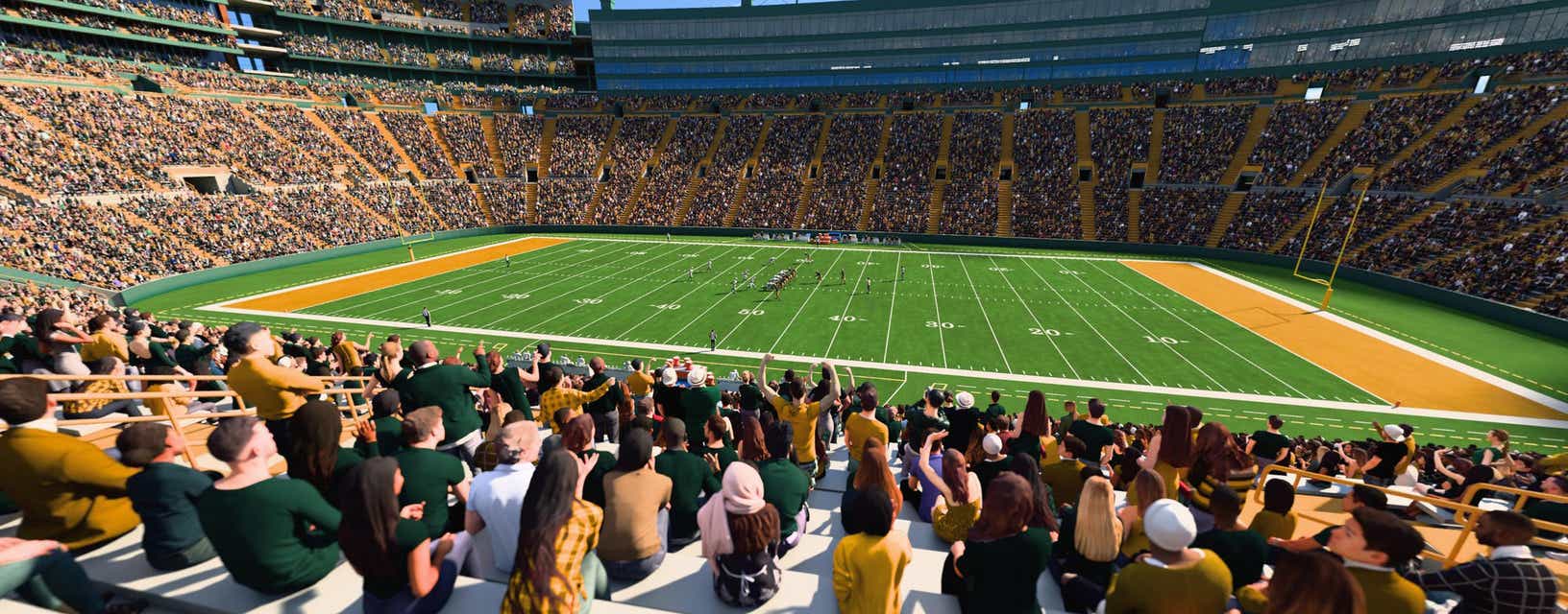 Seat view from Lower Level Sideline