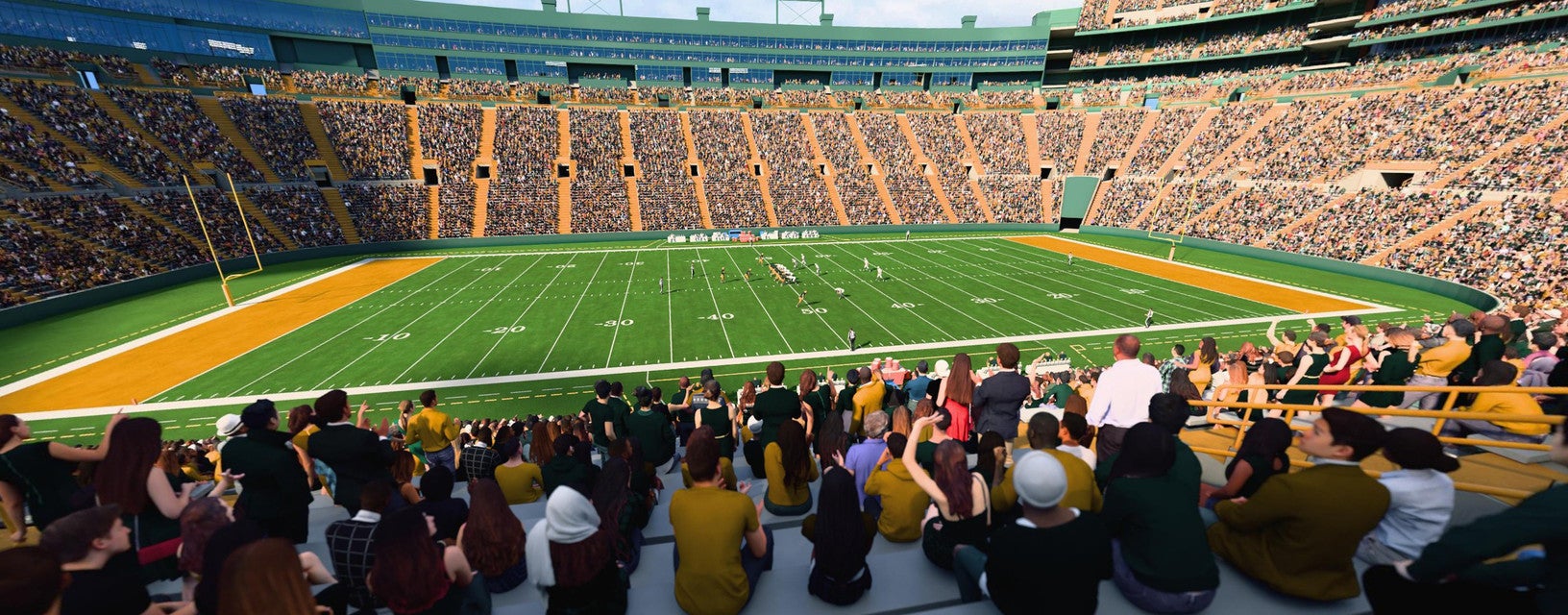 Seat view from Lower Level Sideline