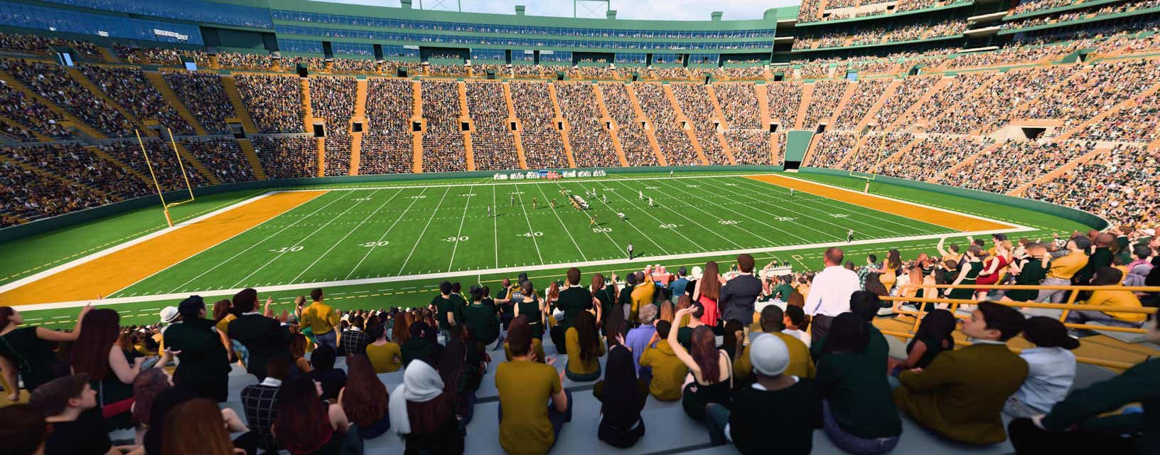 Seat view from Lower Level Sideline