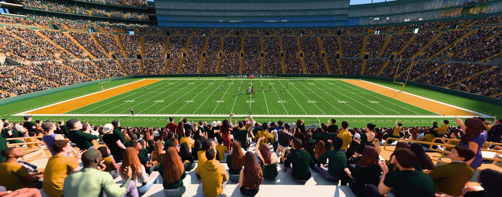 Seat view from Lower Level Sideline