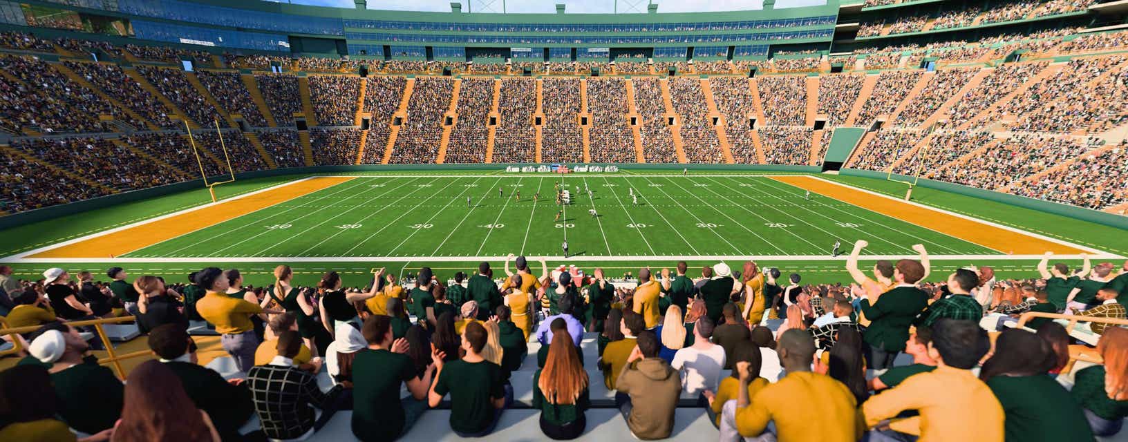 Seat view from Lower Level Sideline