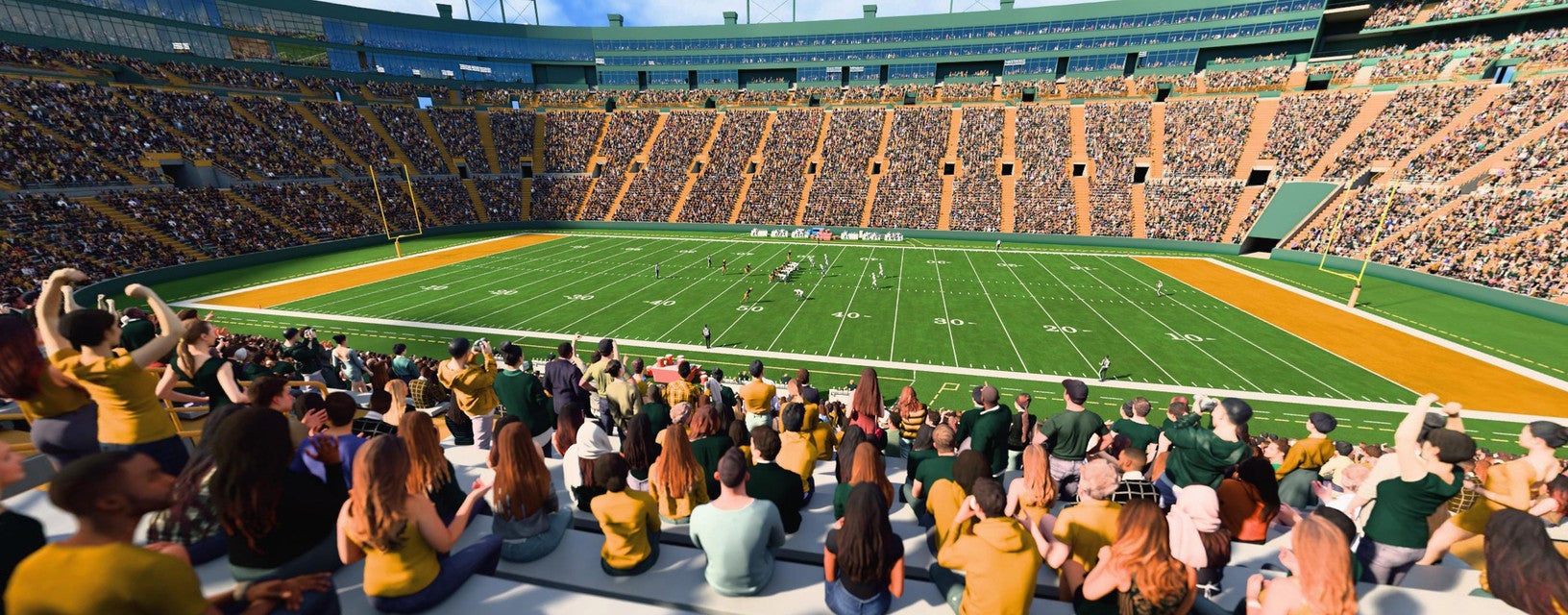 Seat view from Lower Level Sideline