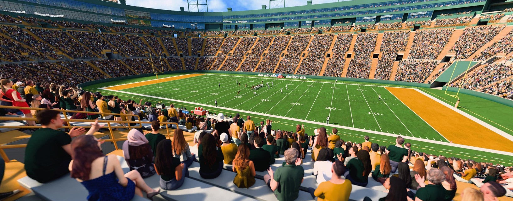 Seat view from Lower Level Sideline
