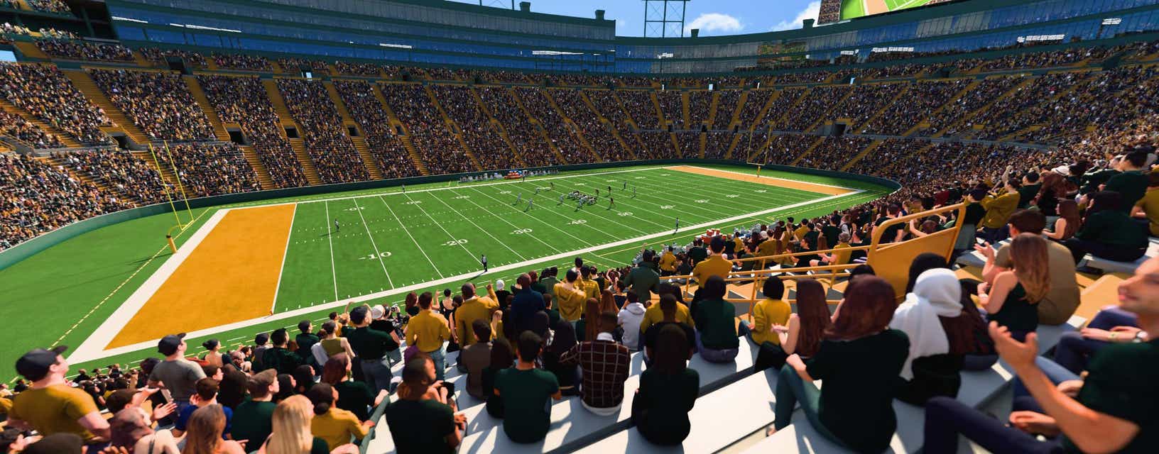 Seat view from Lower Level Sideline