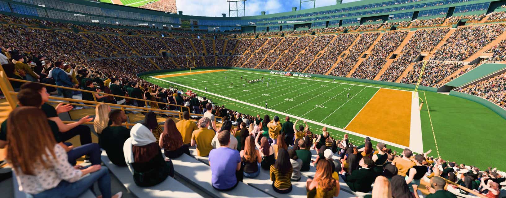 Seat view from Lower Level Sideline