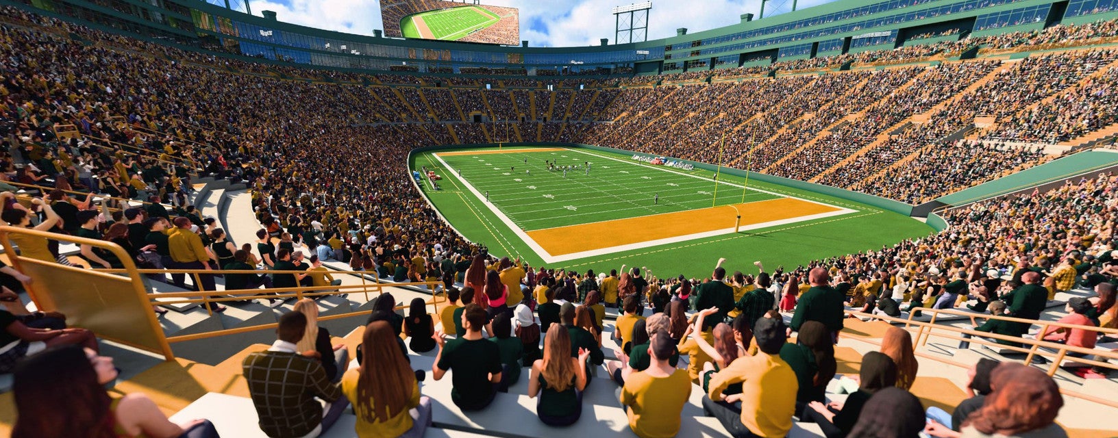 Seat view from Lower Level End Zone